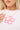 Luck & Trouble Flower Beaded Baby Tee White