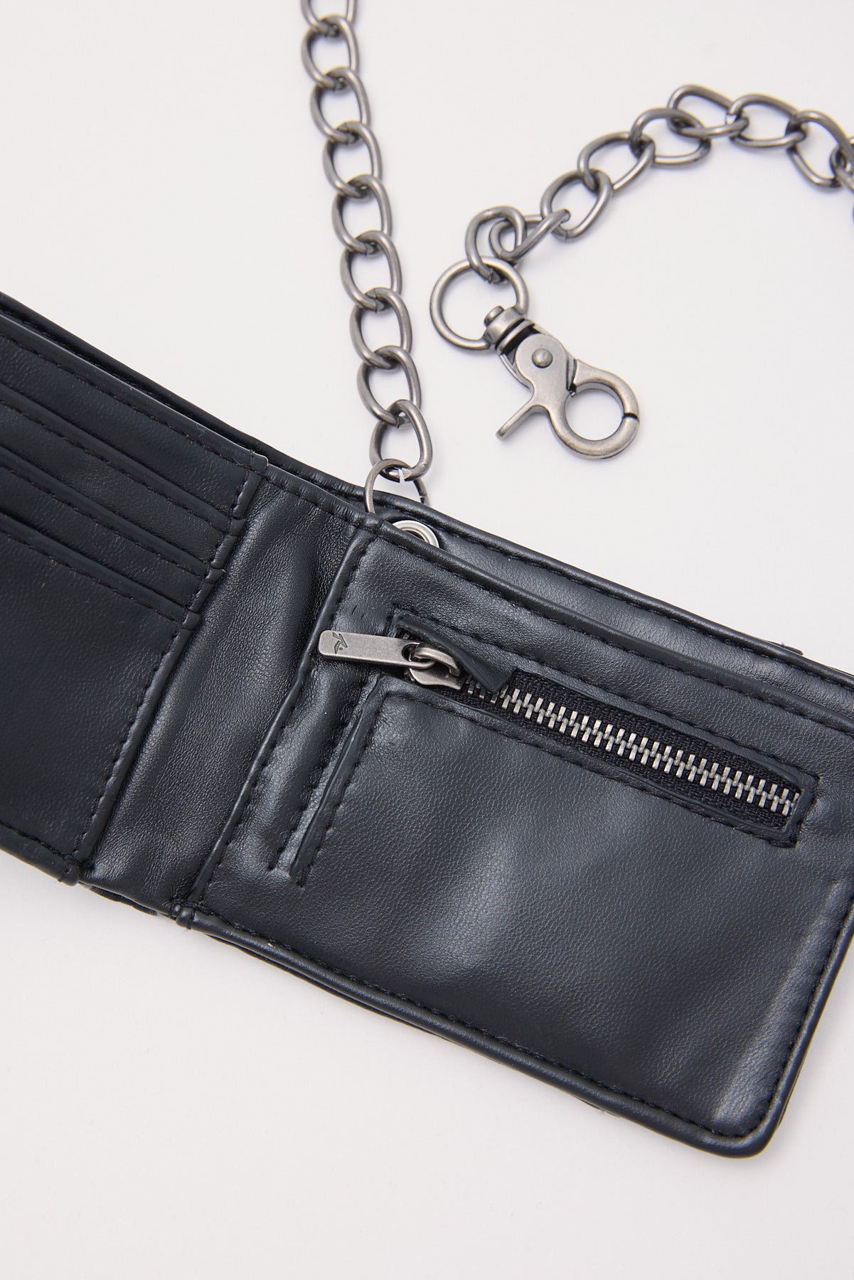 Rusty Warp Speed Chain Wallet Black