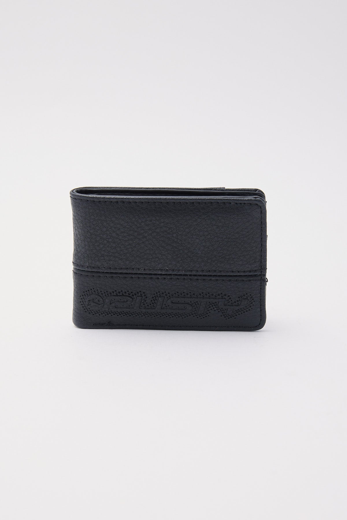 Rusty Stringer Tri-Fold Wallet Black