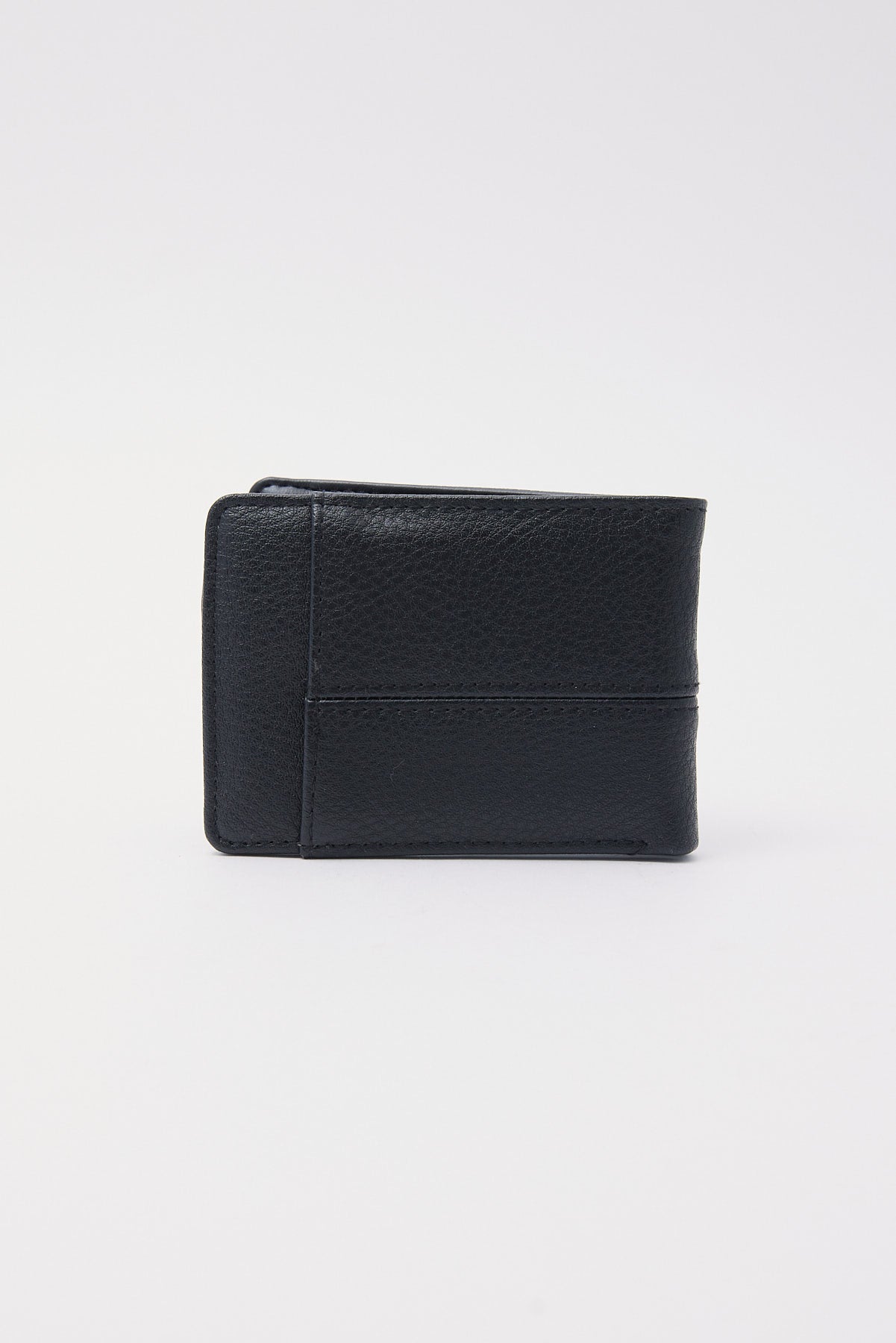 Rusty Stringer Tri-Fold Wallet Black