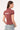 Neovision Nova Button Up Blouse Burgundy Check