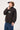 Common Need Scribe Quarter Zip Sweater Black