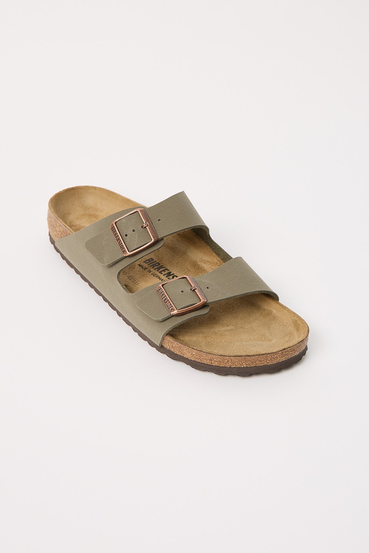 Birkenstock Arizona Birkibuc Narrow Stone
