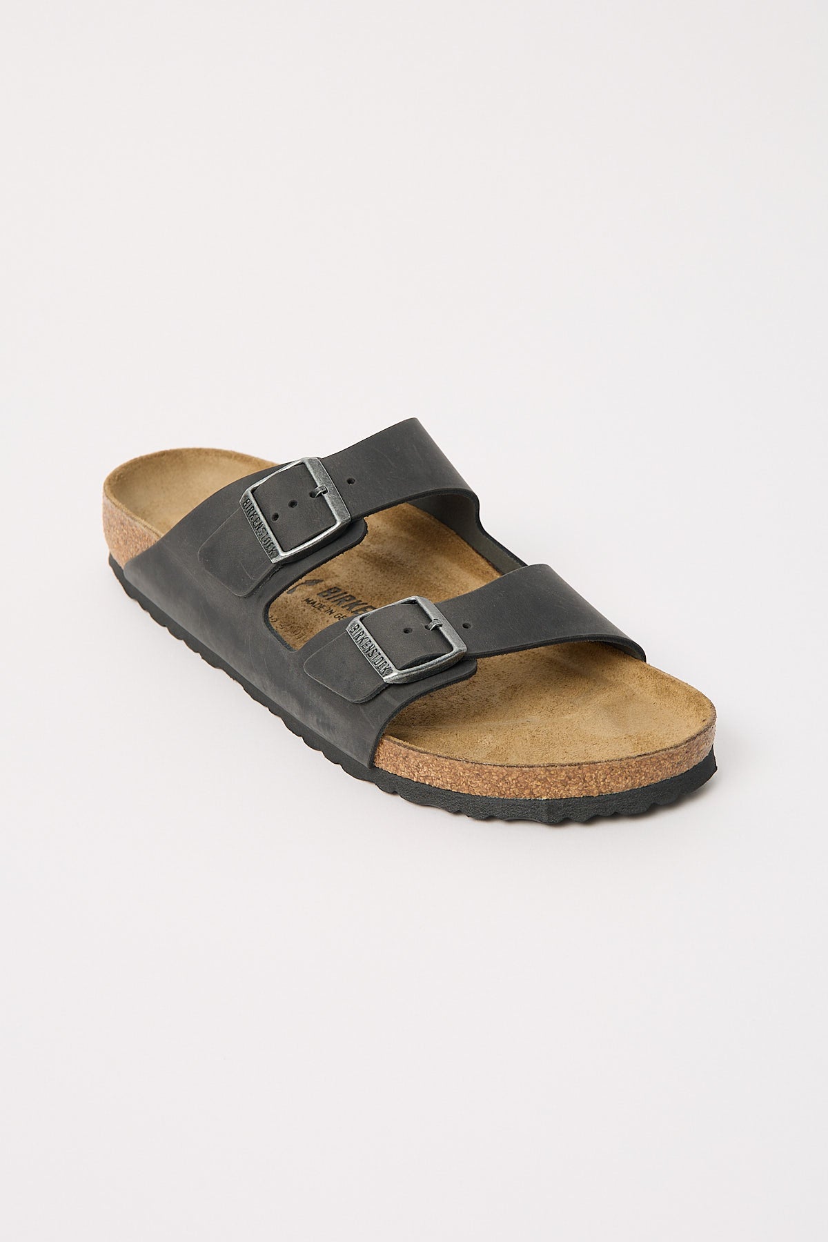 Birkenstock Arizona Oiled Leather Narrow Black