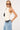 Perfect Stranger Frilly Astra Stretch Halter Top Cream